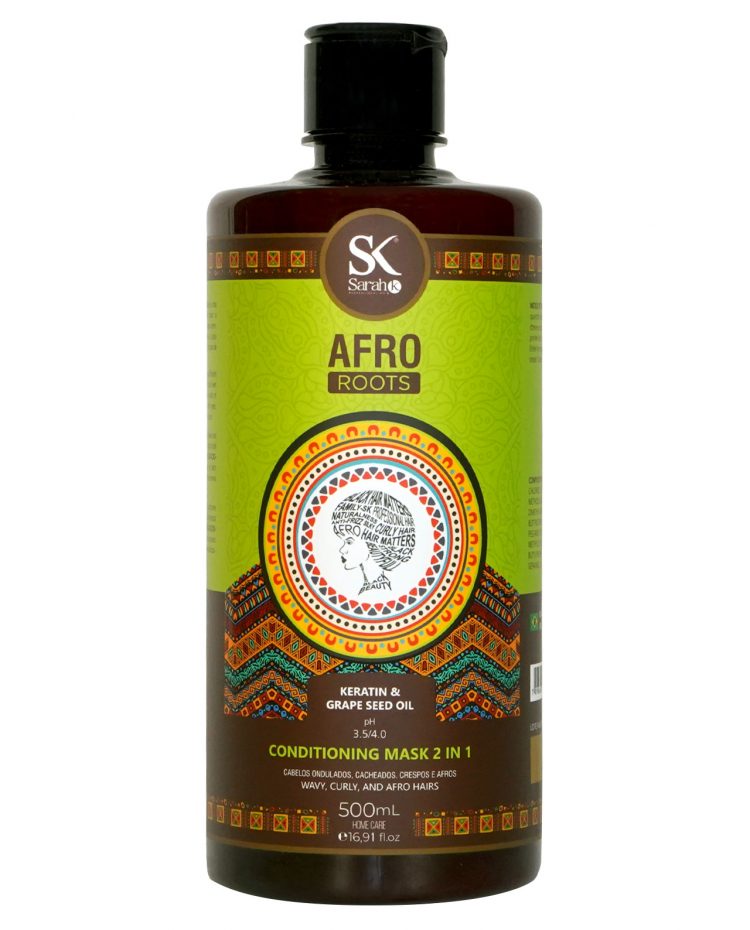 Mascara acondicionadora humectante AFRO ROOTS 500 ml Sarahk